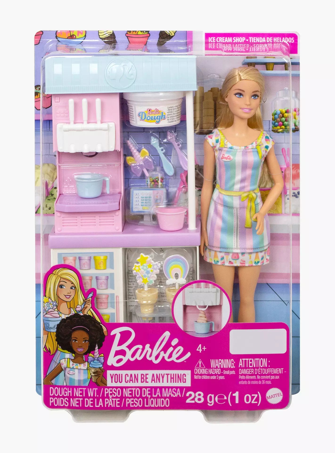 Barbie Ice Cream Shopkeeper Playset