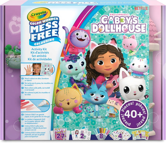 Crayola Color Wonder Gabby's Dollhouse Activity Kit