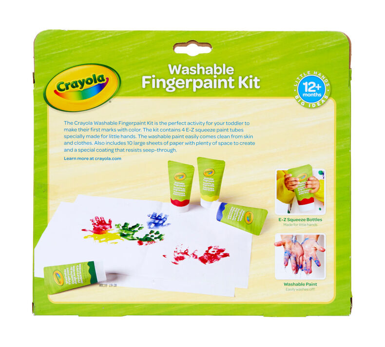 My First Crayola Washable Fingerpaint Kit