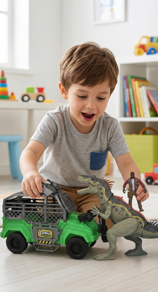 Chapmei Dino Valley Extreme Excursion Playset