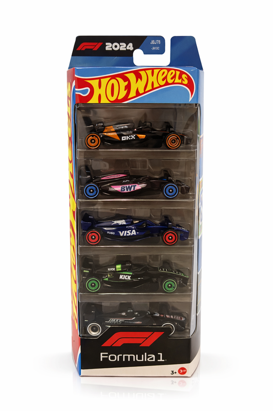 Hot Wheels Basic Car 5-Pack Asst - FORMULA 1
