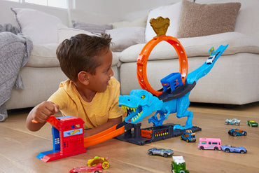 Hot Wheels City Track Set with 1 Toy Car
