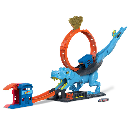 Hot Wheels City Track Set with 1 Toy Car