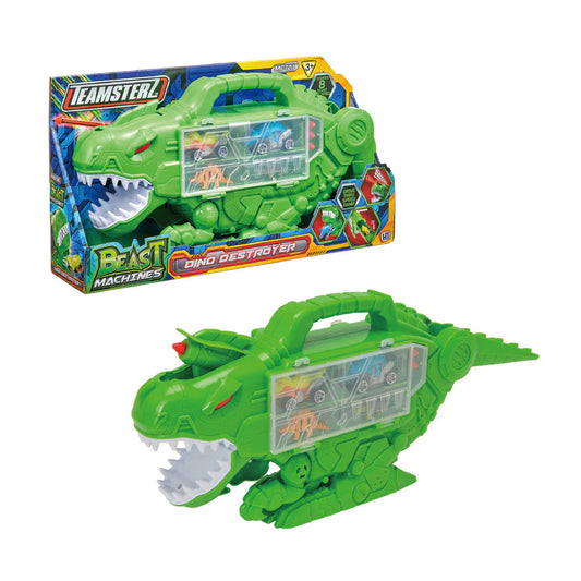 Teamsterz Beast Machines Dino Destroyer with 4 cars