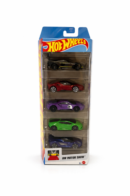 Hot Wheels Basic Car 5-Pack Asst - HW MOTOR SHOW
