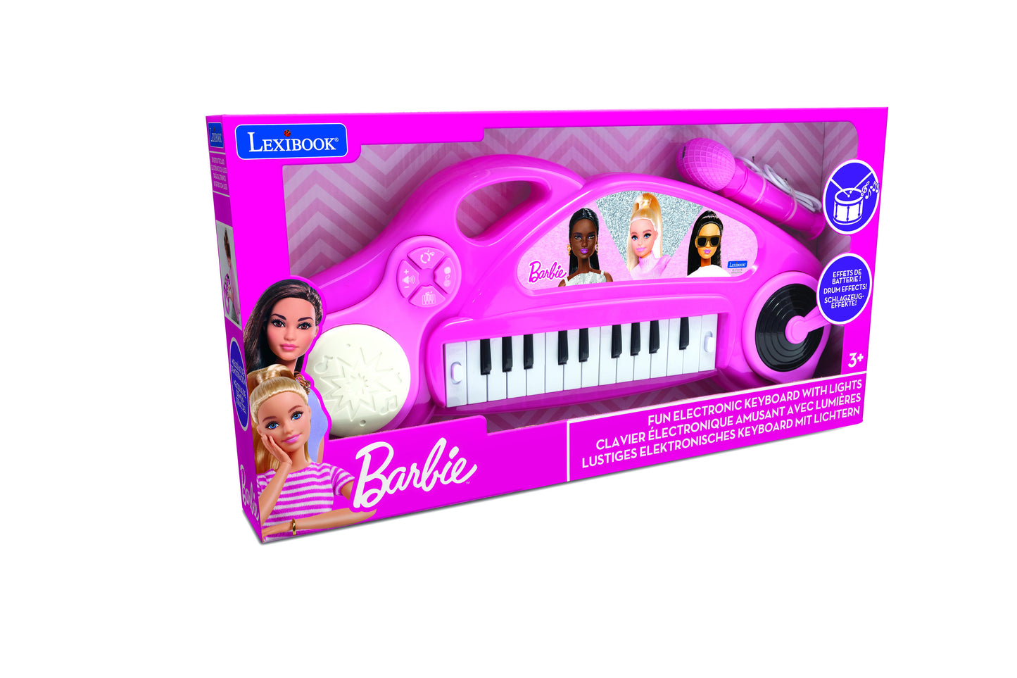 Lexibook Barbie Electronic Piano Keyboard With Light and Microphone