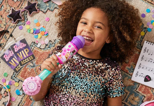 Lexibook Barbie Lighting Microphone With Speaker (AUX-IN)