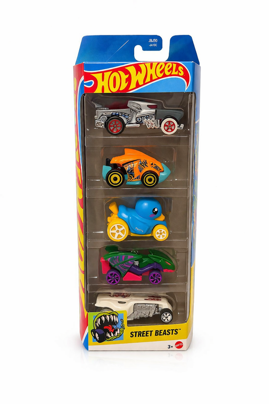 Hot Wheels Basic Car 5-Pack Asst - STREET BEASTS