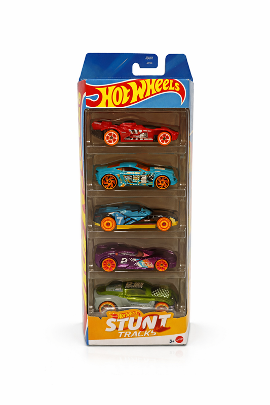 Hot Wheels Basic Car 5-Pack Asst - STUNT TRACKS