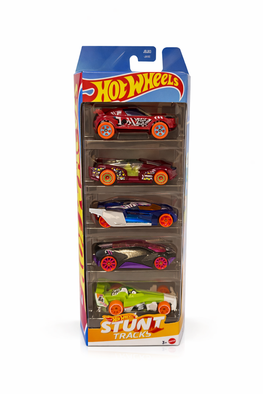 Hot Wheels Basic Car 5-Pack Asst - STUNT TRACKS