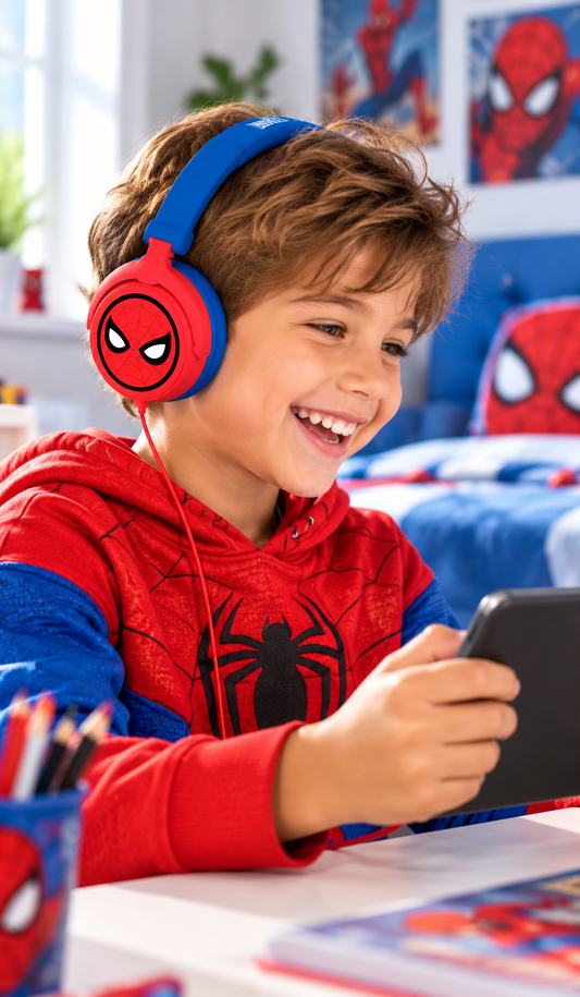 Lexibook Spiderman Stereo Wired Foldable Headphone