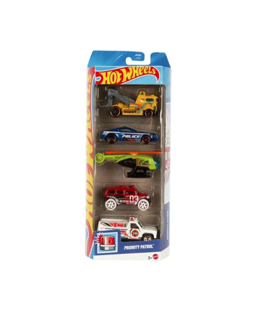 Hot Wheels Basic Car 5-Pack Asst - PRIORITY PATROL