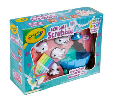 Crayola Scribble Scrubbie Pets Blue Lagoon Playset