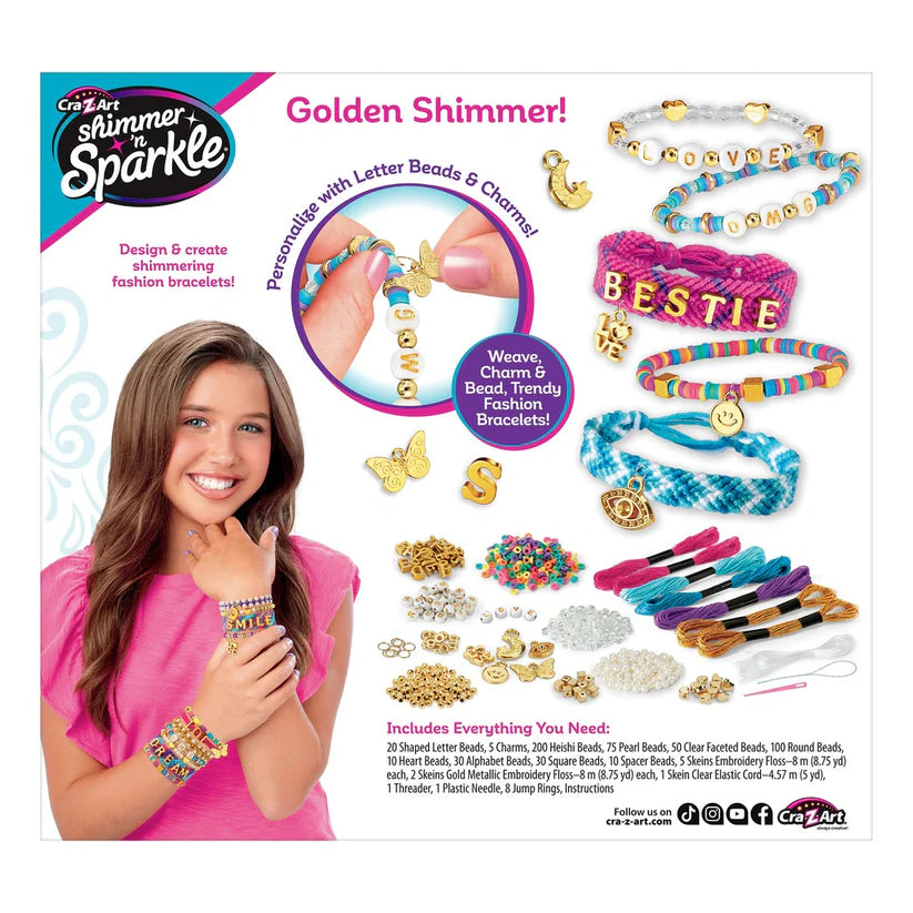 Shimmer N Sparkle Sparkling A-Z Fashion Bracelets