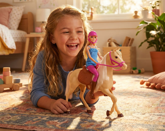 Barbie Doll & Horse