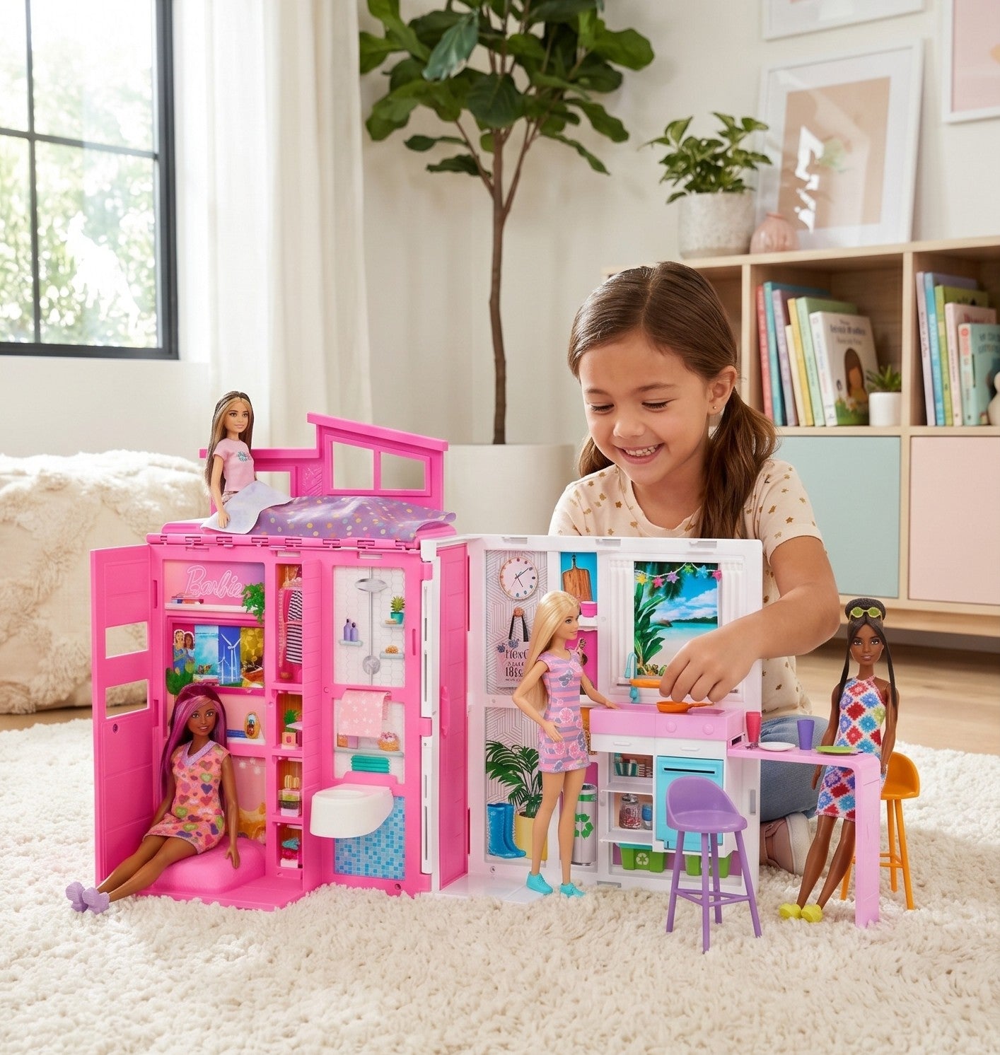 Barbie House with Doll