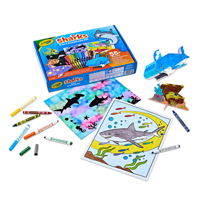 Crayola Sharks 5-in-1 Creativity Kit