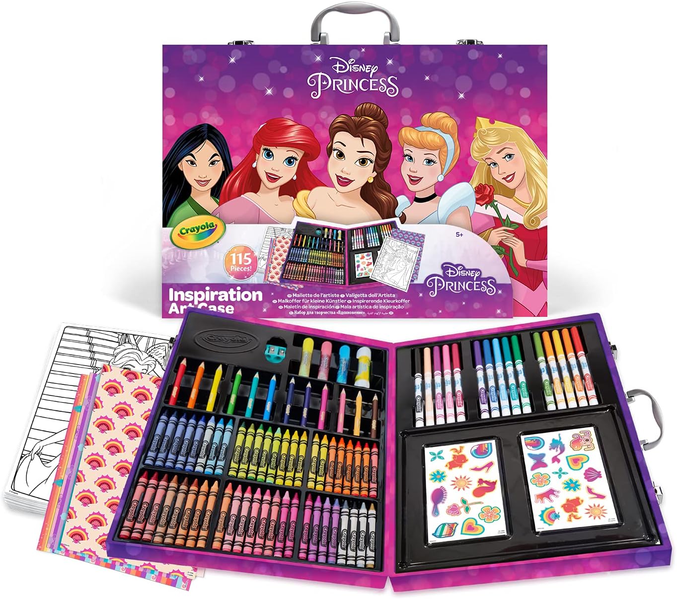 Crayola Inspirational Art Case Disney Princess - 115 Pieces