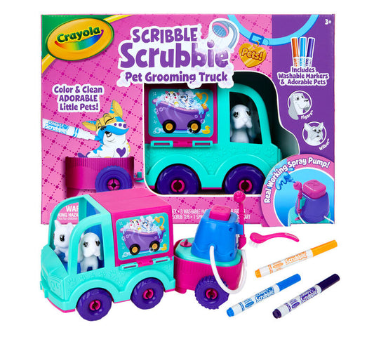 Crayola Scribble Scrubbie Pets Grooming Truck