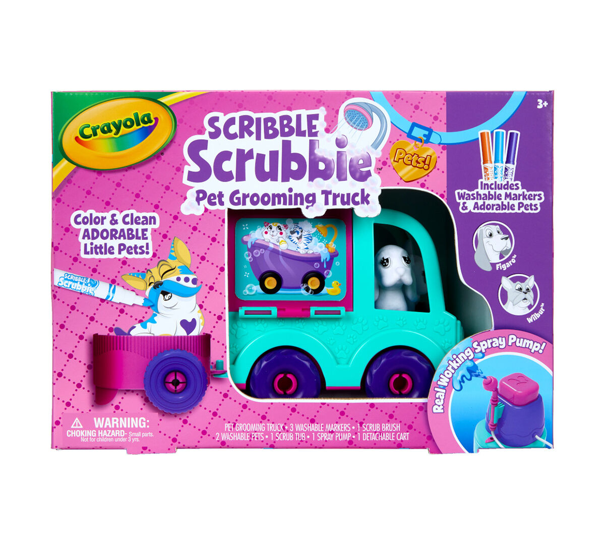 Crayola Scribble Scrubbie Pets Grooming Truck