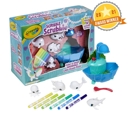 Crayola Scribble Scrubbie Pets Blue Lagoon Playset
