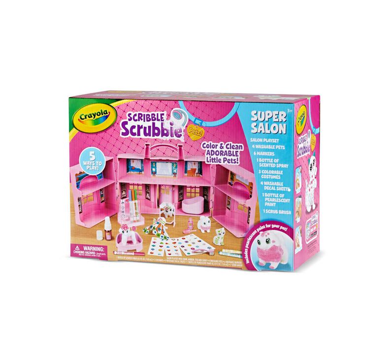 Crayola Scribble Scrubbie Pets Super Salon