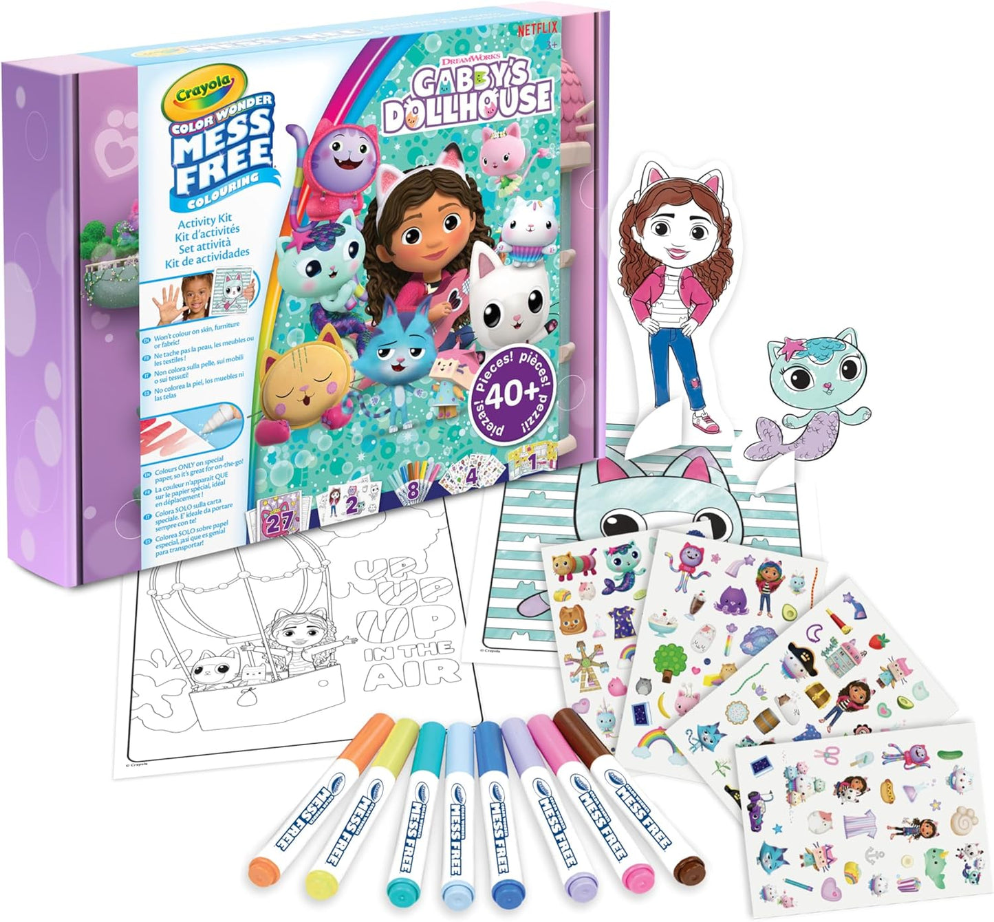 Crayola Color Wonder Gabby's Dollhouse Activity Kit