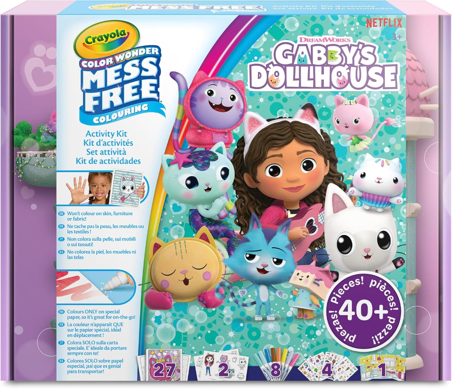 Crayola Color Wonder Gabby's Dollhouse Activity Kit
