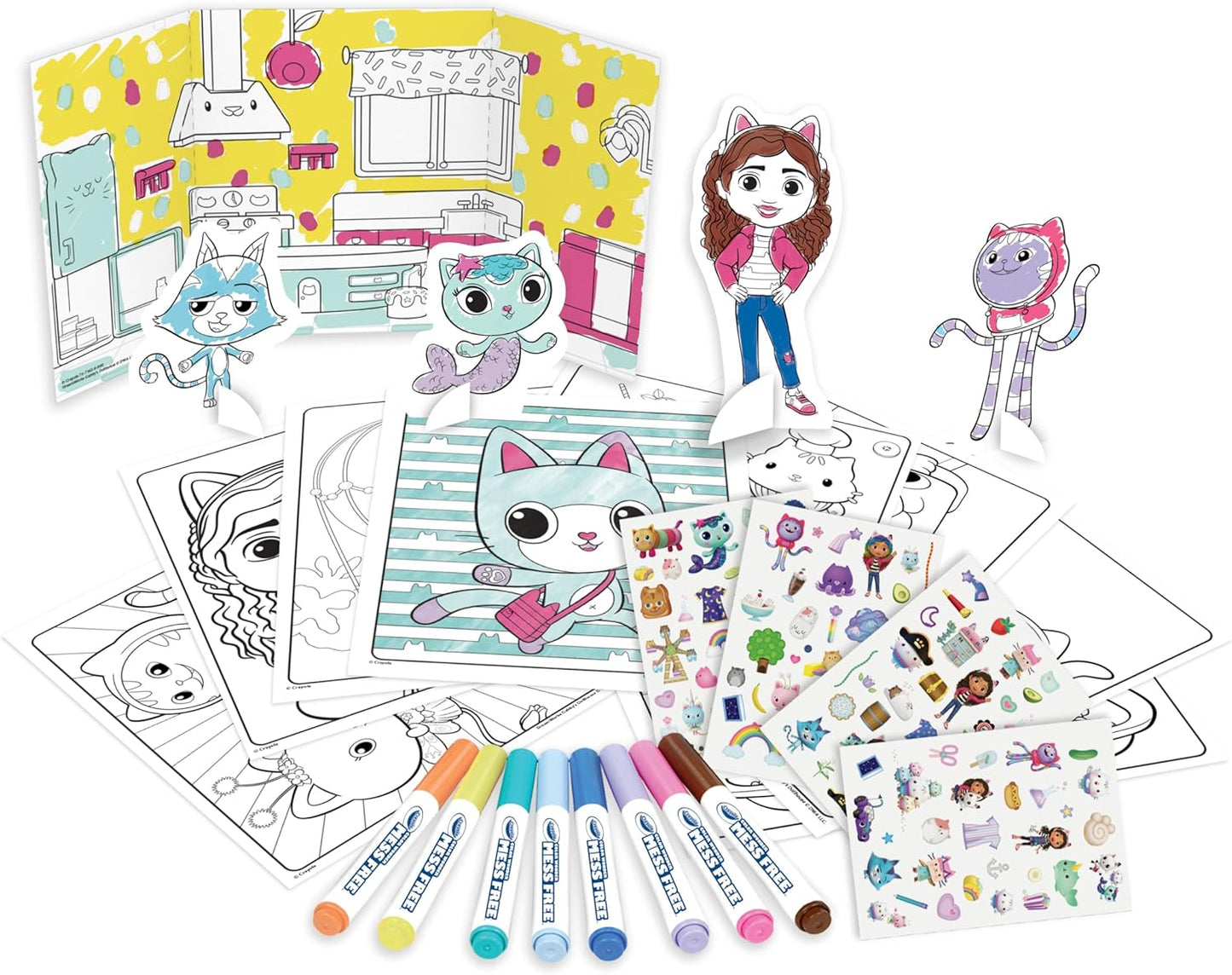 Crayola Color Wonder Gabby's Dollhouse Activity Kit