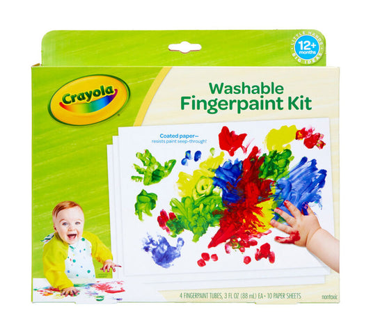 My First Crayola Washable Fingerpaint Kit