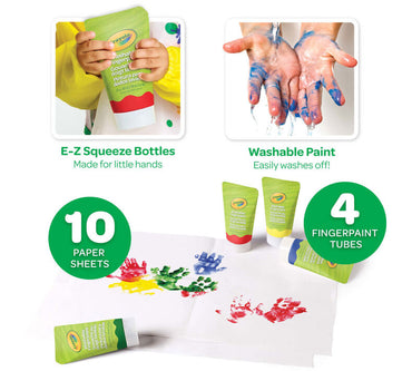 My First Crayola Washable Fingerpaint Kit
