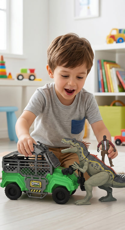 Chapmei Dino Valley Extreme Excursion Playset
