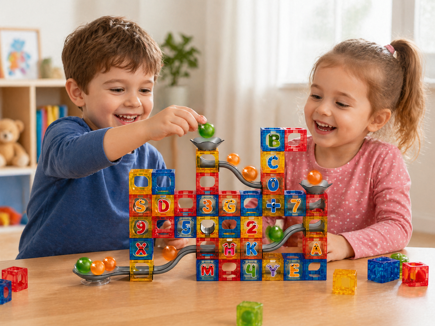 Magnetic Maze Blocks