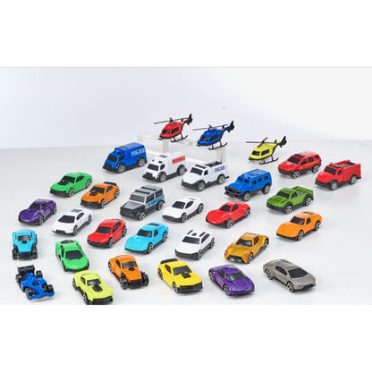 D-Power Diecast Cars Pack: 1:64 Scale 30-Piece