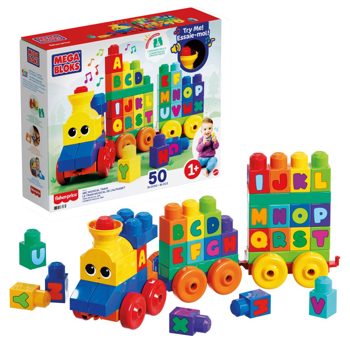 Mega Bloks ABC Musical Train