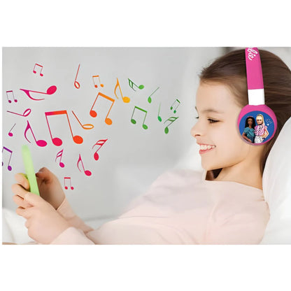 Lexibook Barbie 2 in 1 Bluetooth and Wired Comfort Foldable Headphone