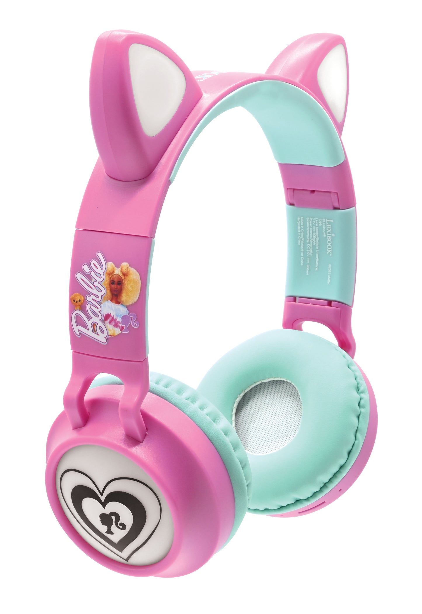 Lexibook Barbie Wireless Rechargeable Headphone With Light