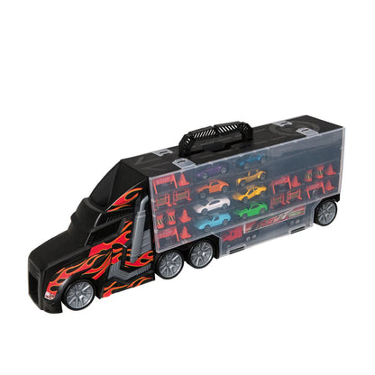 Teamsterz Metro City Auto Transporter with 8 Cars