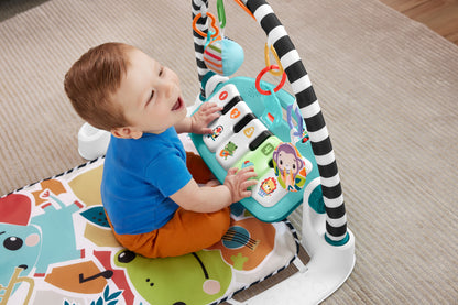 Fisher-Price Baby Activity Mat Glow & Grow Kick & Play Piano Gym