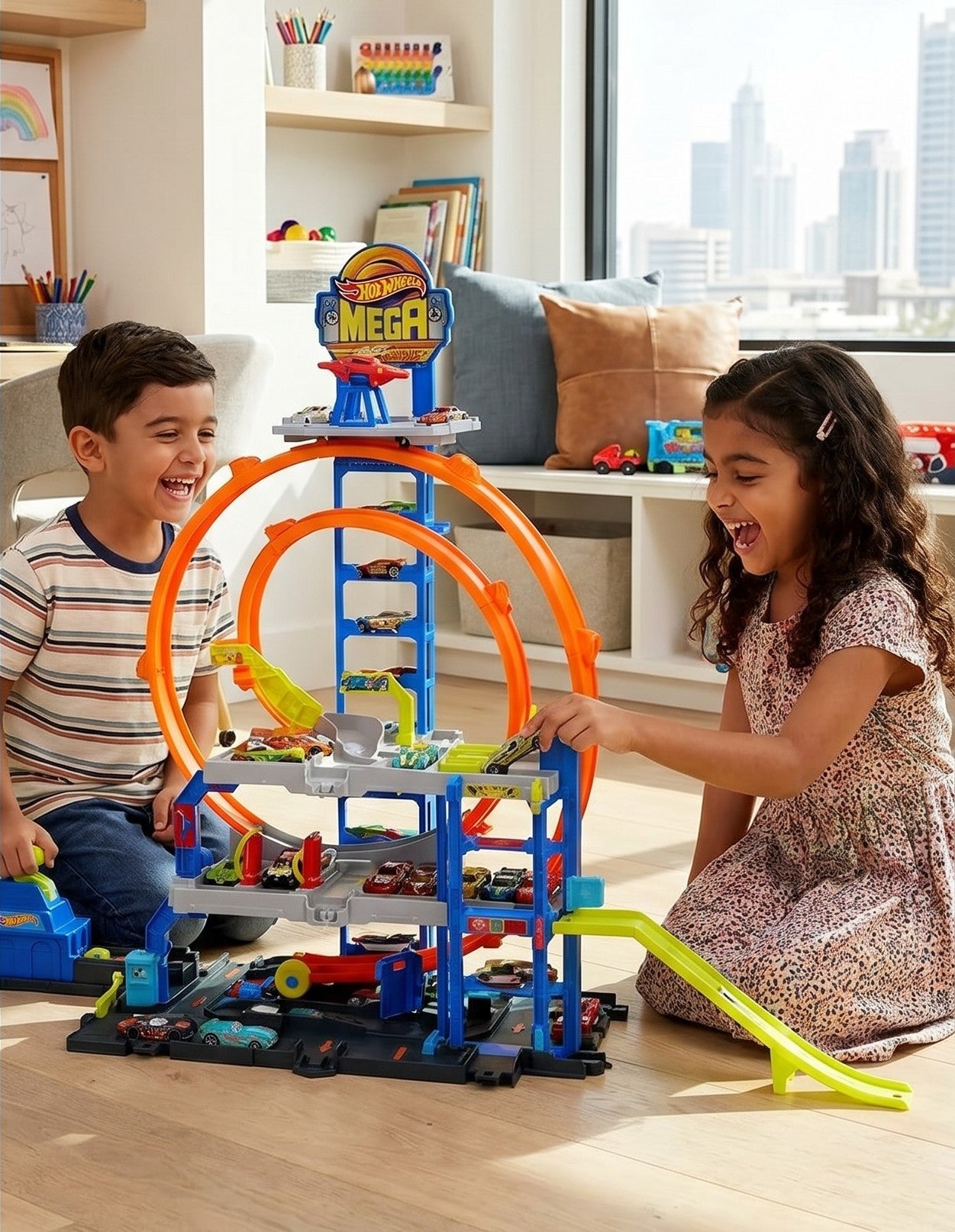 Hot Wheels City Mega Loop Garage