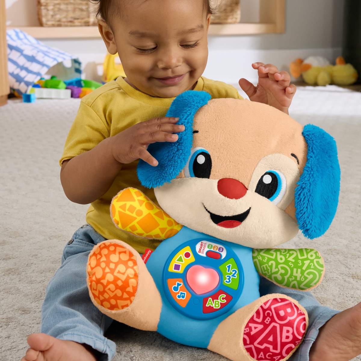 Fisher-Price Baby Learning Toy Laugh & Learn Smart Stages Puppy Musical Plush