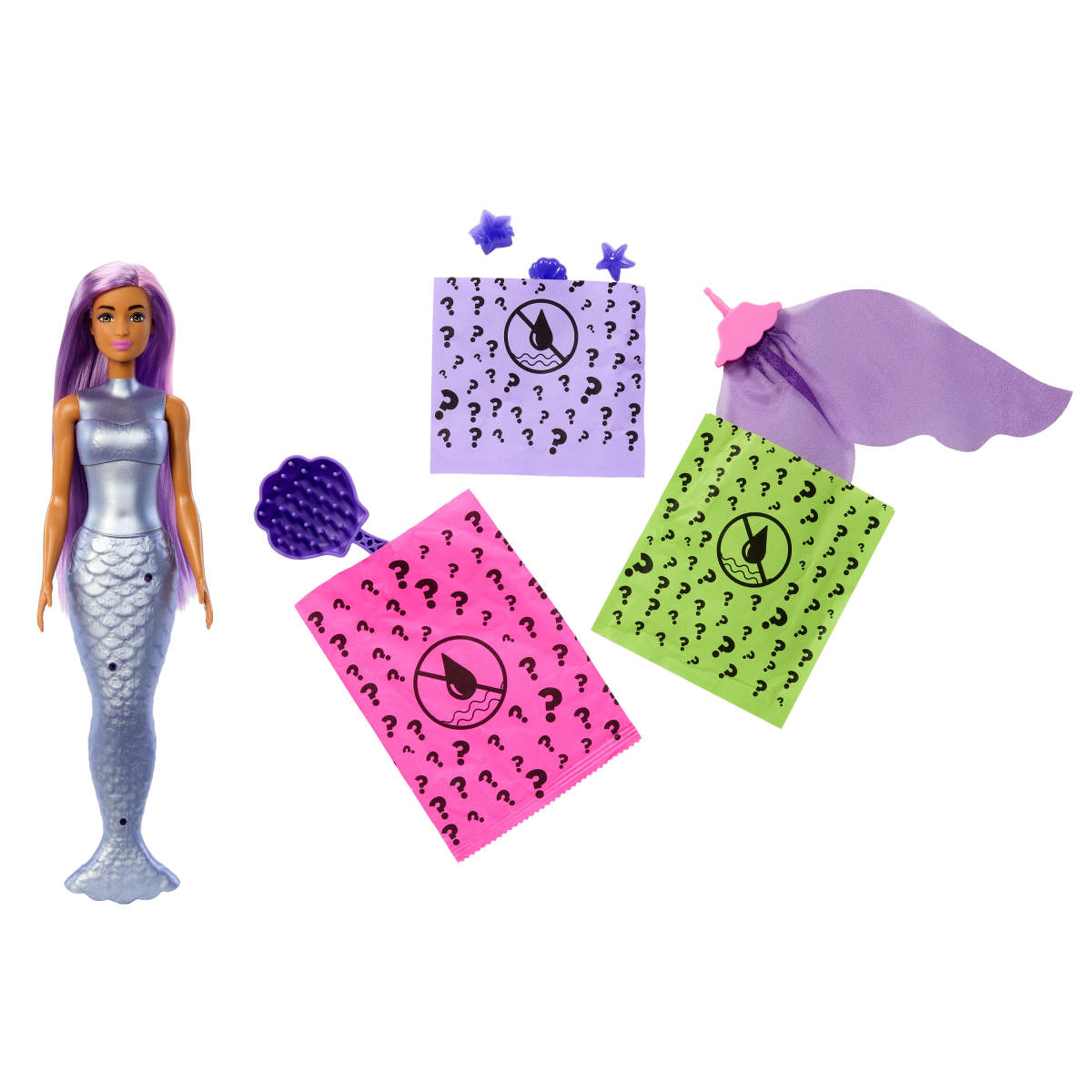 Barbie Color Reveal Mermaid Series Doll