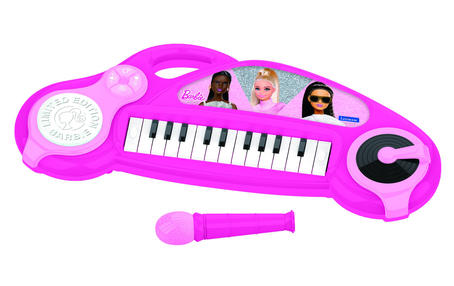 Lexibook Barbie Electronic Piano Keyboard With Light and Microphone