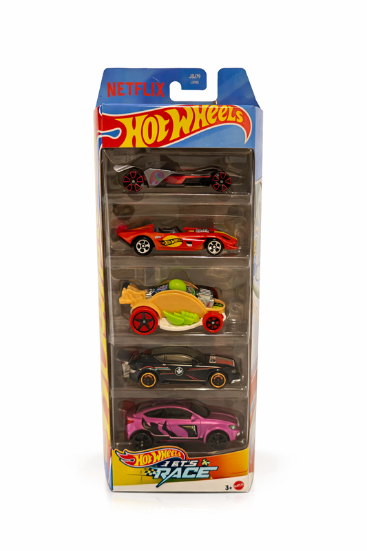 Hot Wheels Basic Car 5-Pack Asst - LET'S RACE