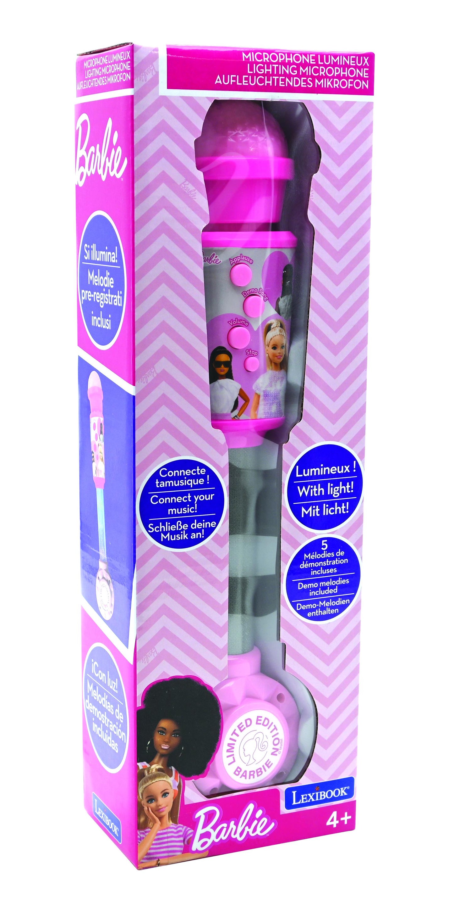 Lexibook Barbie Lighting Microphone With Speaker (AUX-IN)