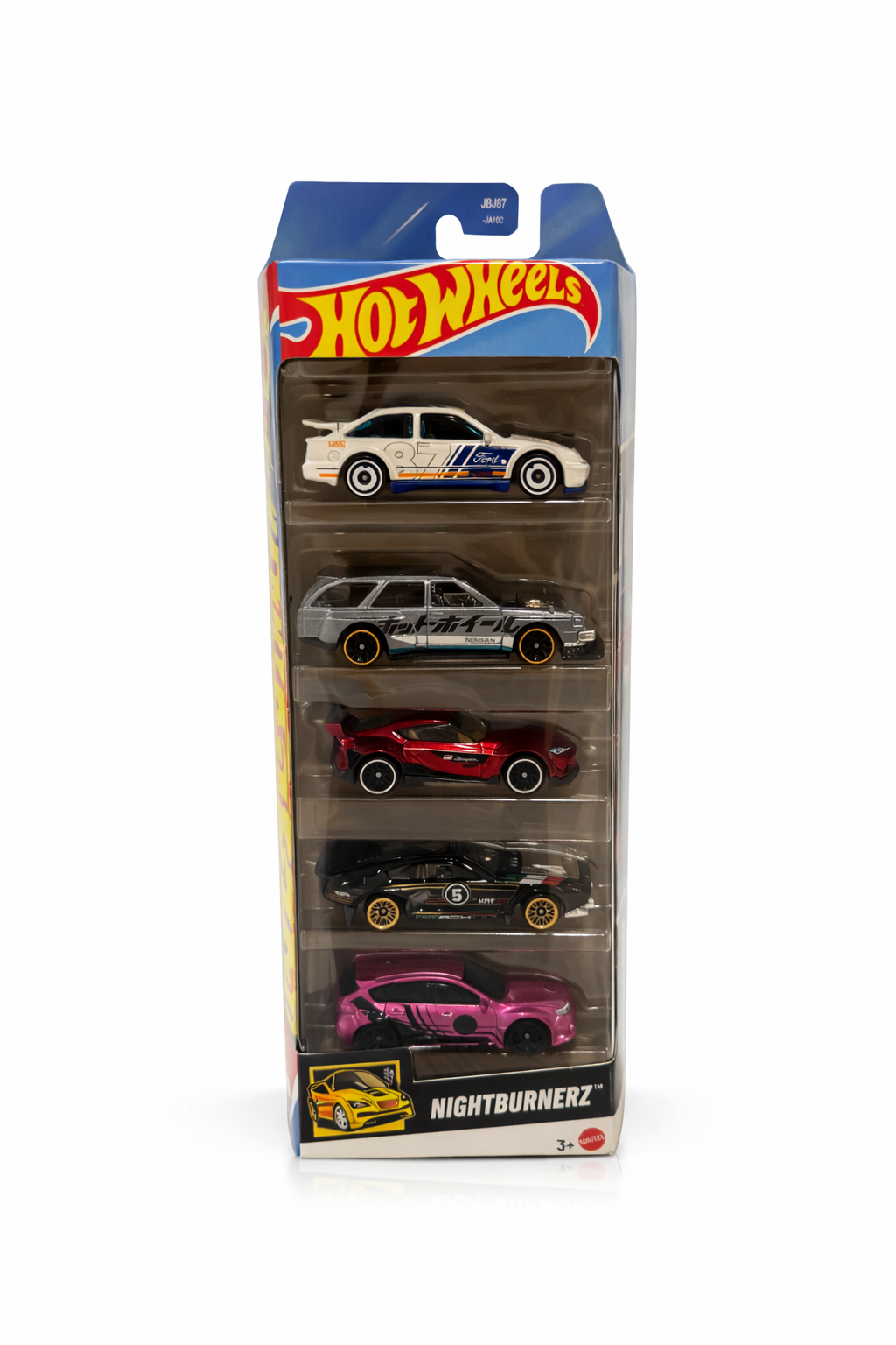 Hot Wheels Basic Car 5-Pack Asst - NIGHT BURNERZ