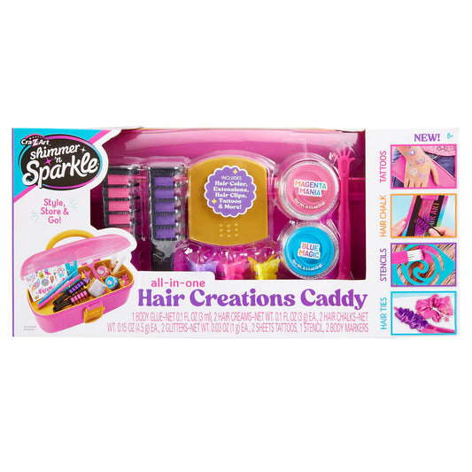 Shimmer N Sparkle 2-in-1 Hair and Body Creations Caddy