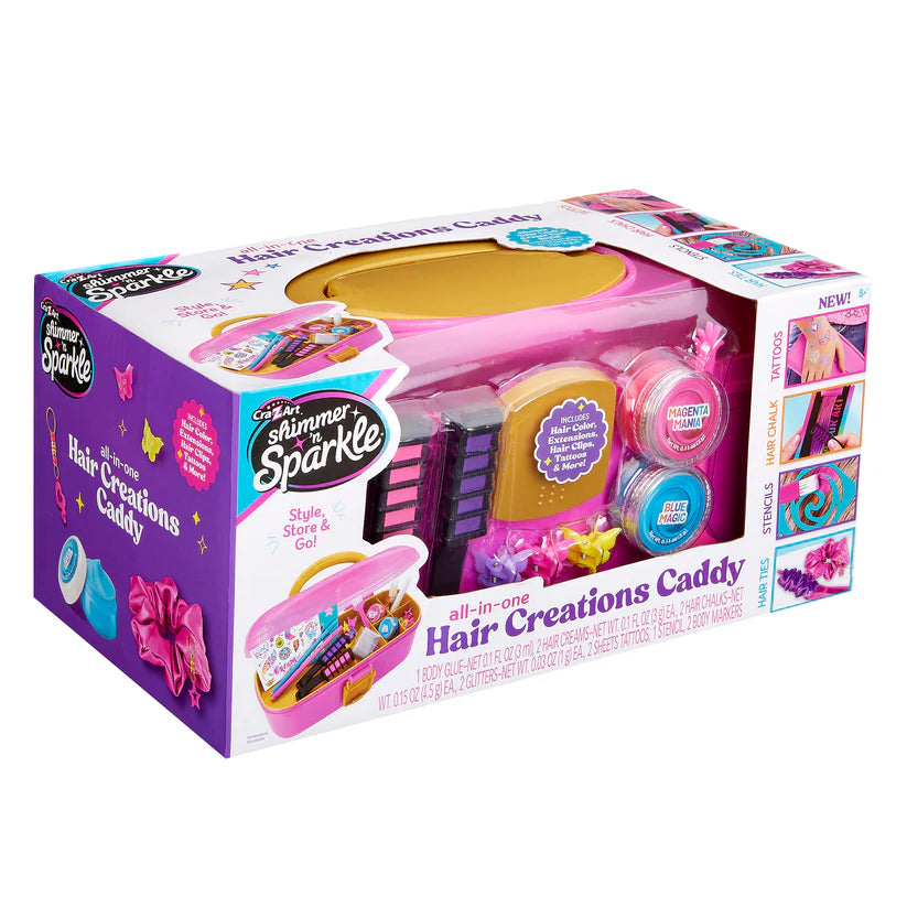 Shimmer N Sparkle 2-in-1 Hair and Body Creations Caddy