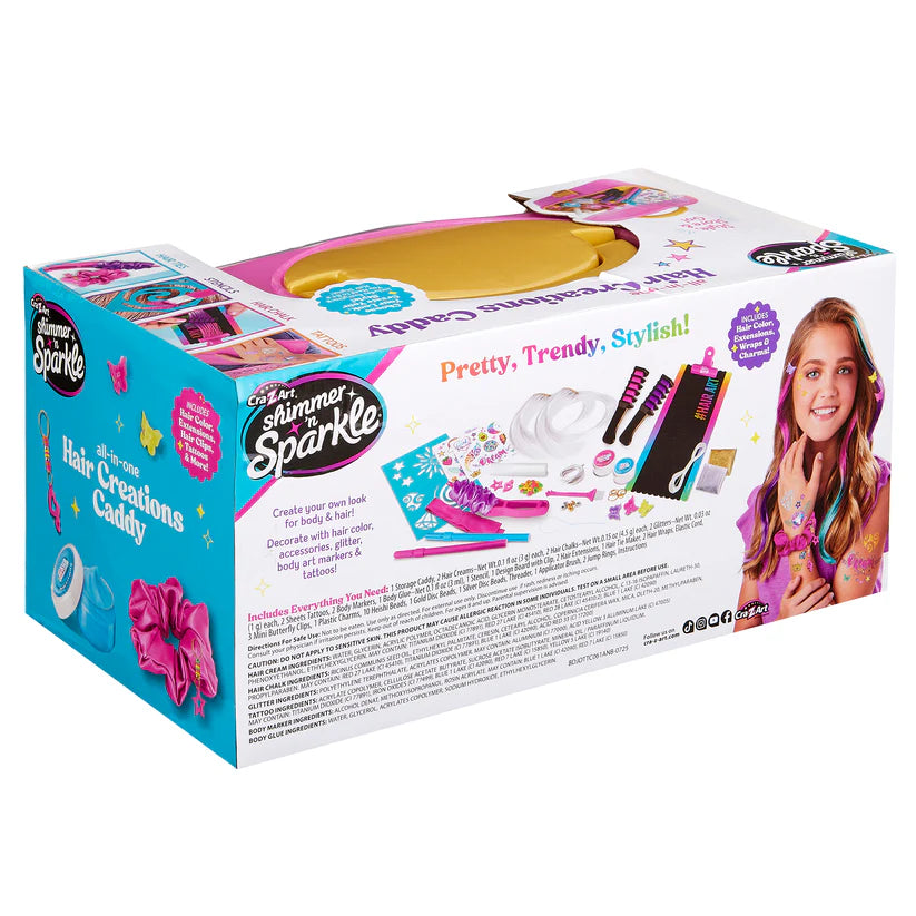 Shimmer N Sparkle 2-in-1 Hair and Body Creations Caddy
