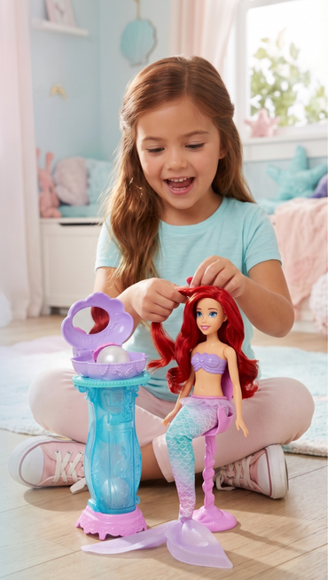 Disney Princess Ariel Vanity Pop Mermaid Fashion Doll